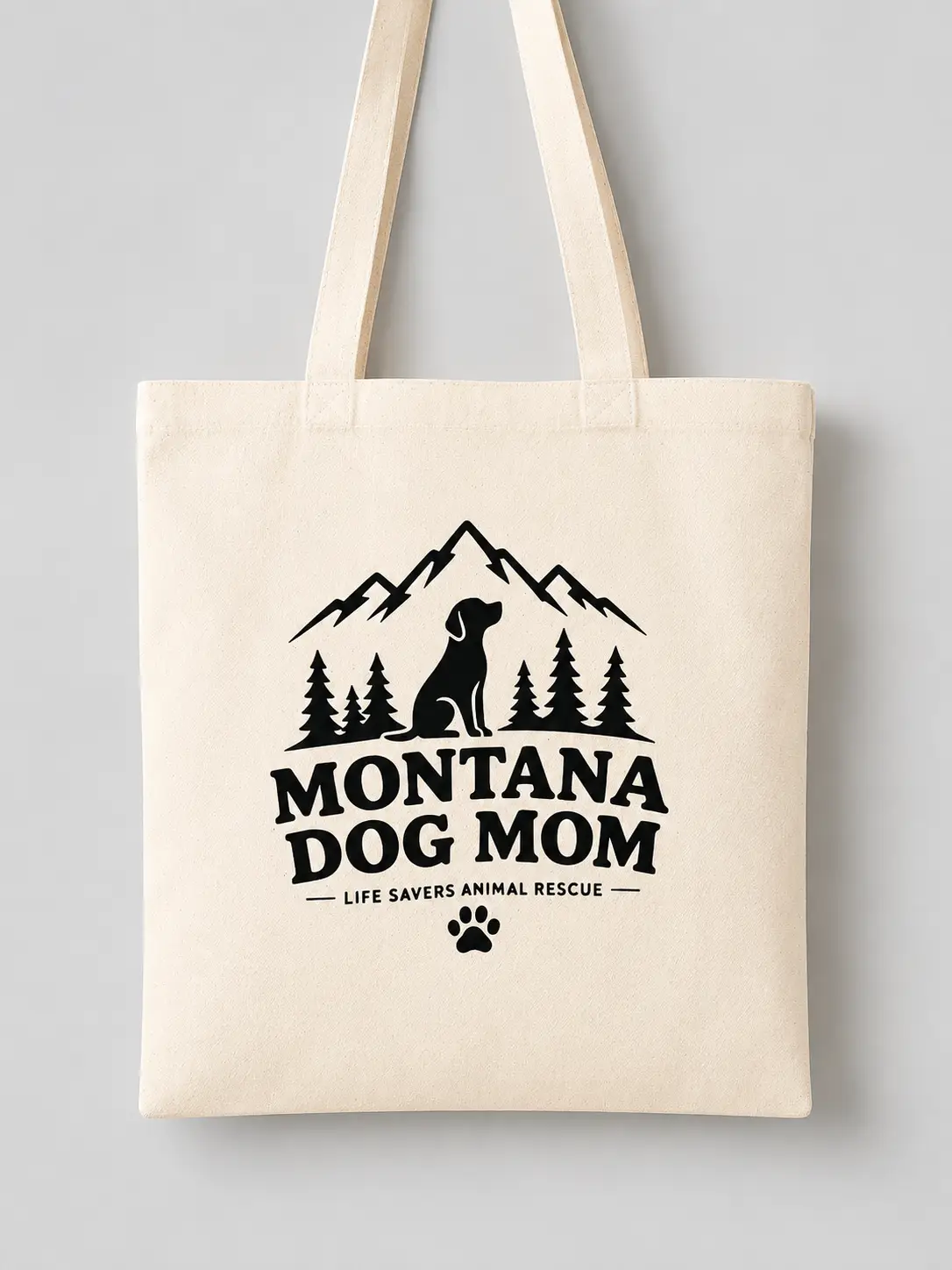 Montana Dog Mom Tote Bag